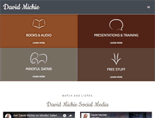 Tablet Screenshot of davidmichie.com